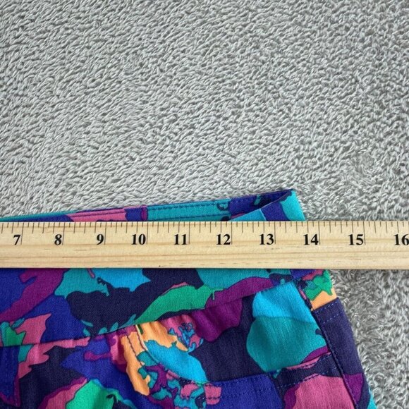 Colorful Floral Soft Surroundings Womens Pants Size S Multicolor 5241 - Picture 7 of 9